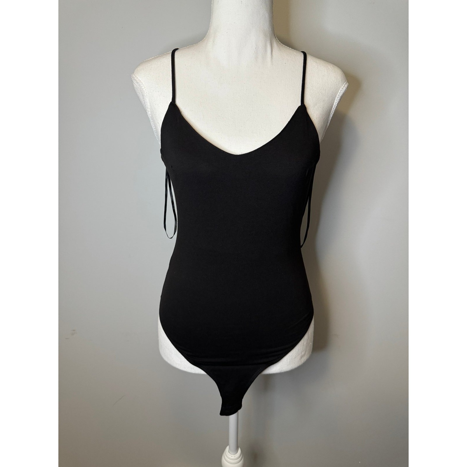 Mixed Threads Los Angeles Black Bodysuit
